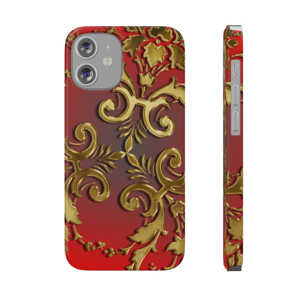 Golden Leaves Slim Phone Cases, Case-Mate