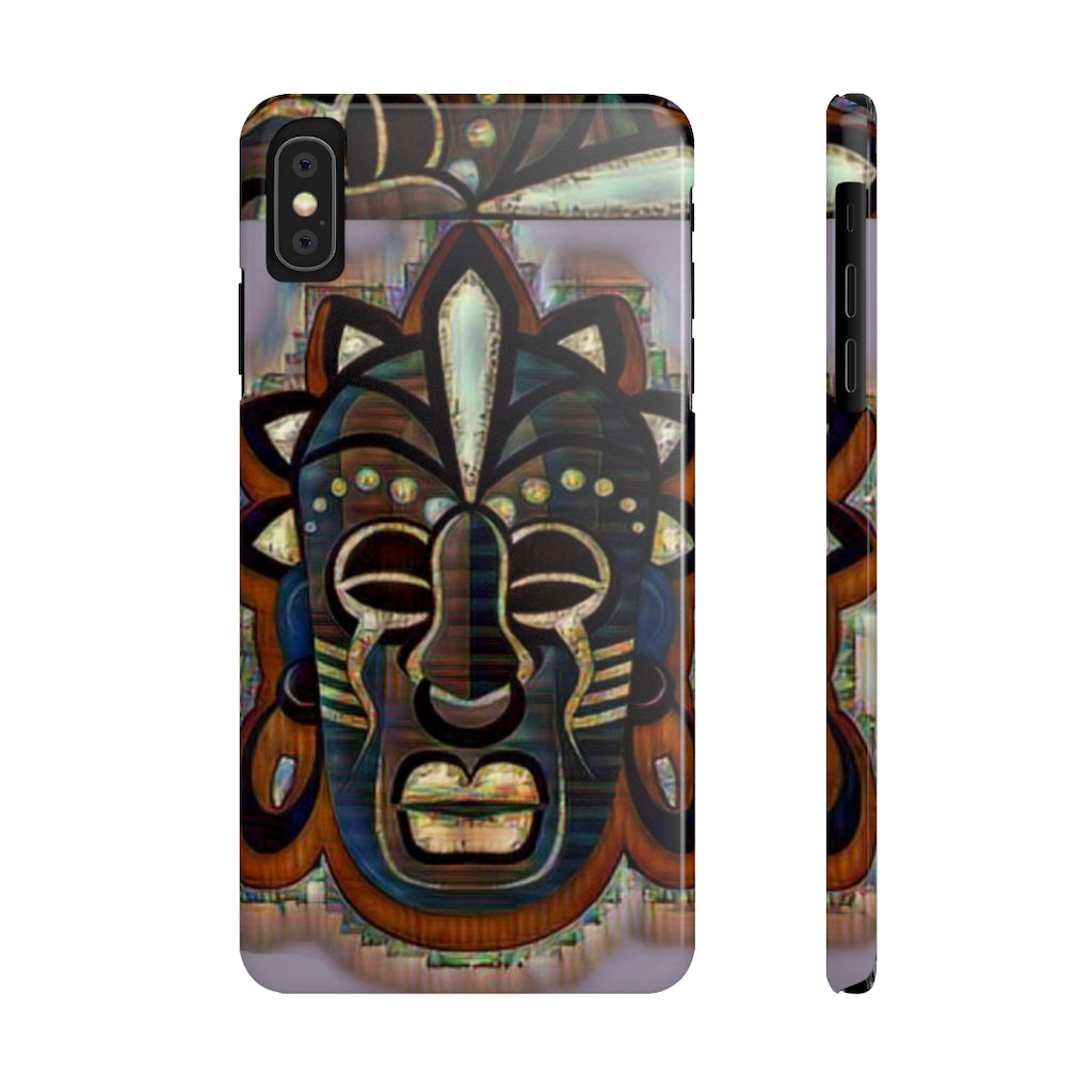 Tribal African ( Link) Mask Slim Phone Cases, Case-Mate