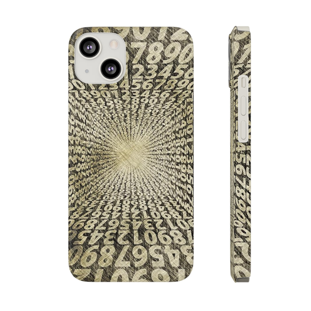 Numbers Run Slim Phone Cases, Case-Mate