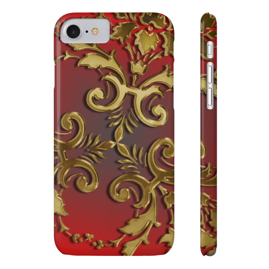 Golden Leaves Slim Phone Cases, Case-Mate