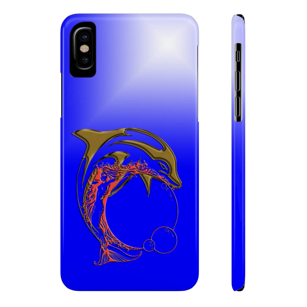 Dolphin W Mermaid Slim Phone Cases, Case-Mate