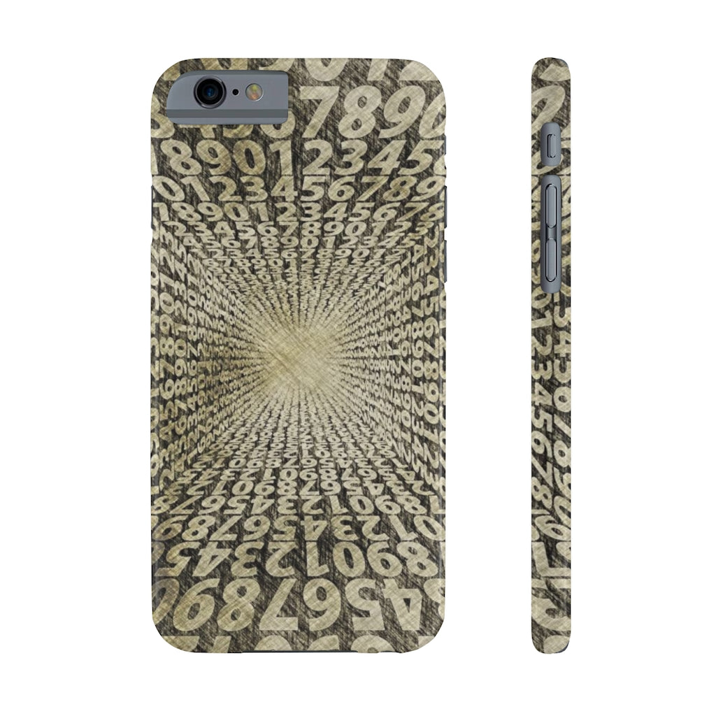 Numbers Run Slim Phone Cases, Case-Mate