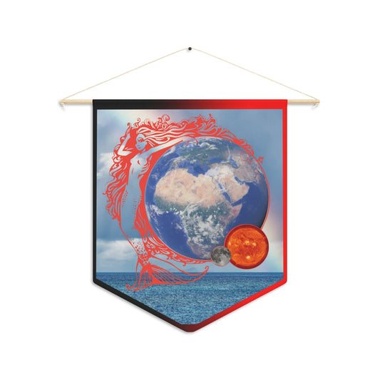 Mermaid On Earth Pennant