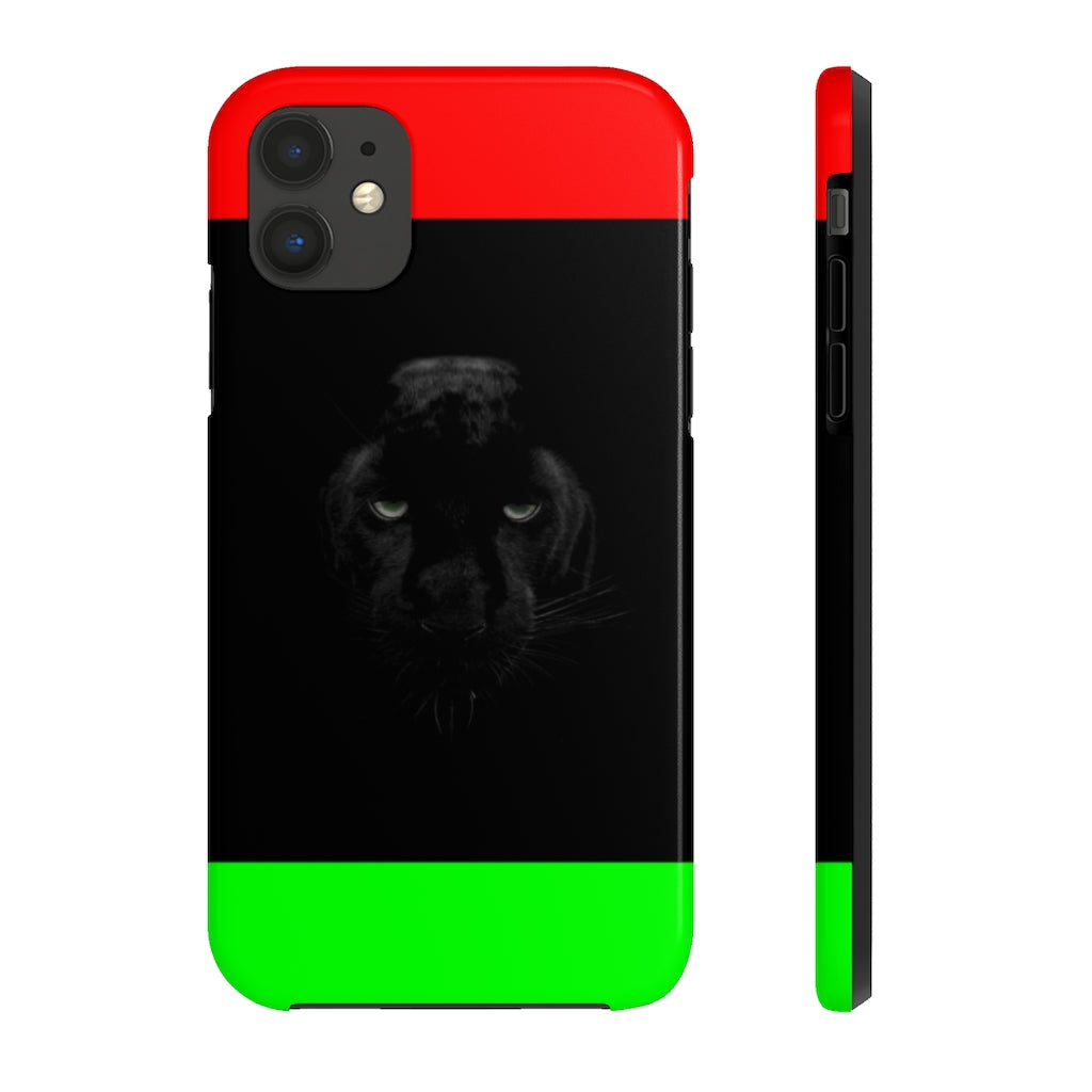 African Flag W Panther Tough Phone Cases, Case-Mate