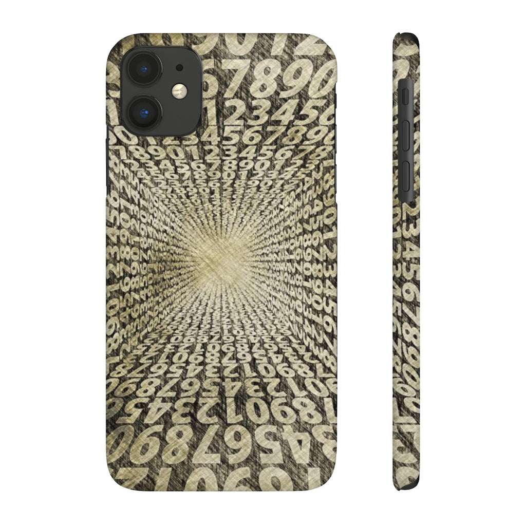 Numbers Run Slim Phone Cases, Case-Mate