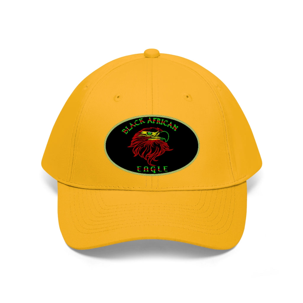 Black African Eagle   Unisex Twill Hat