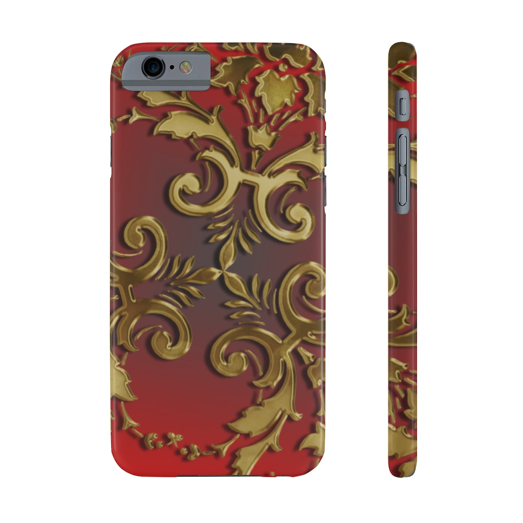 Golden Leaves Slim Phone Cases, Case-Mate