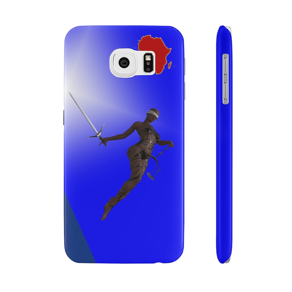 Lady Justice  Slim Phone Cases, Case-Mate