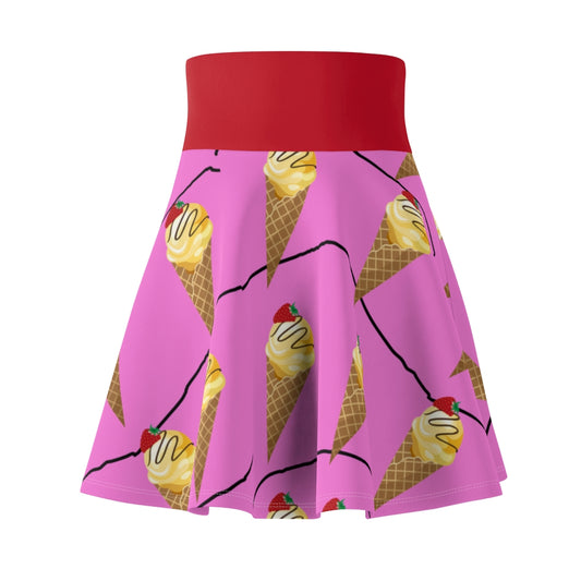 Ice Cream Line Women's Skater Skirt