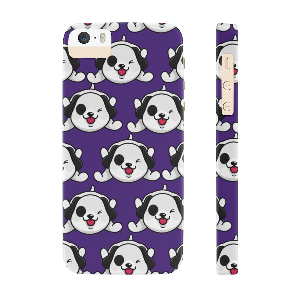 Patches (Dog) Slim Phone Cases, Case-Mate