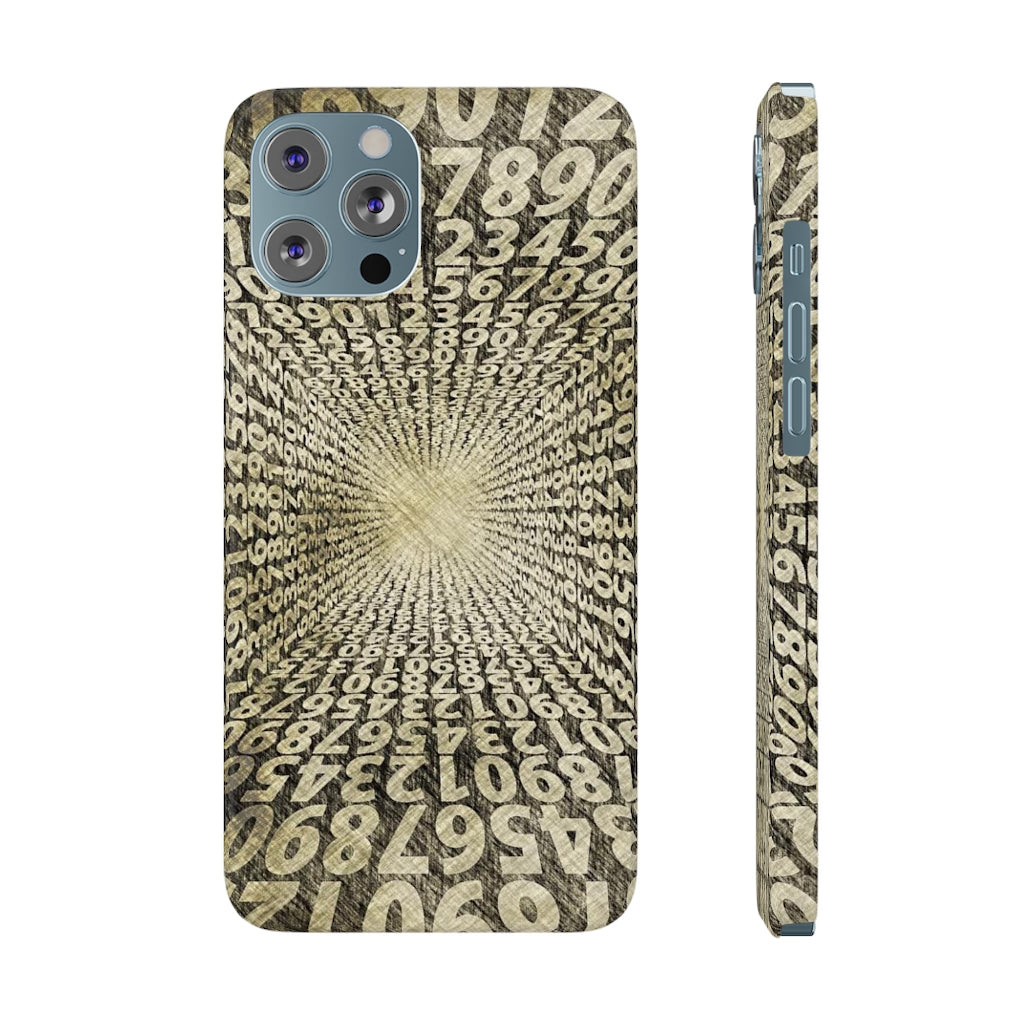 Numbers Run Slim Phone Cases, Case-Mate