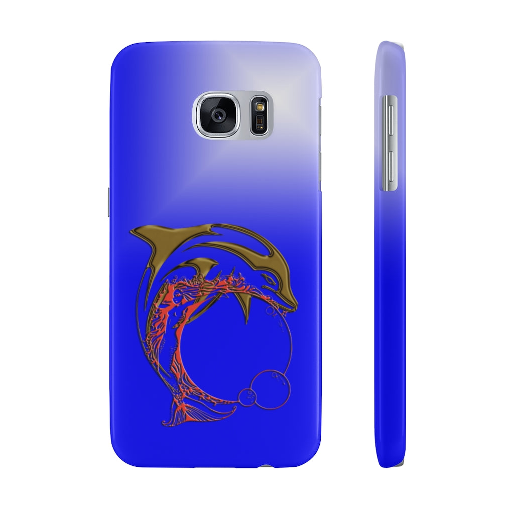 Dolphin W Mermaid Slim Phone Cases, Case-Mate