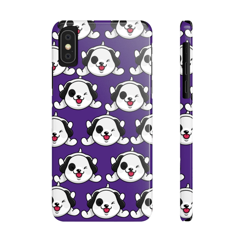 Patches (Dog) Slim Phone Cases, Case-Mate