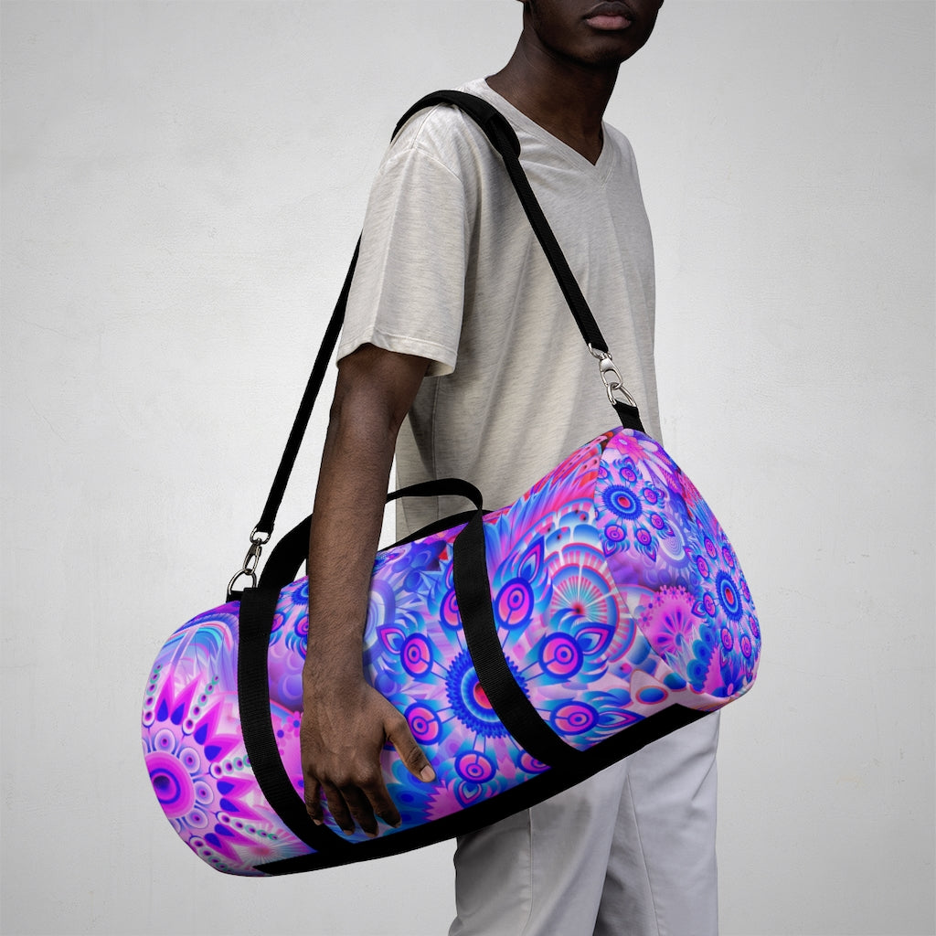 Mandalas-(Pink) Duffel Bag