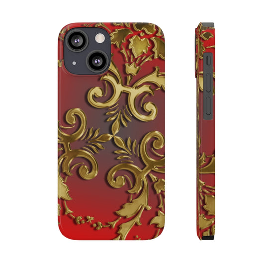 Golden Leaves Slim Phone Cases, Case-Mate