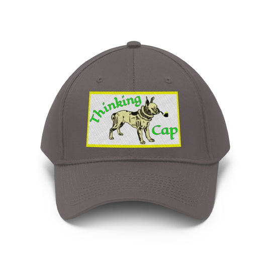 Thinking Dog Cap  Unisex Twill Hat