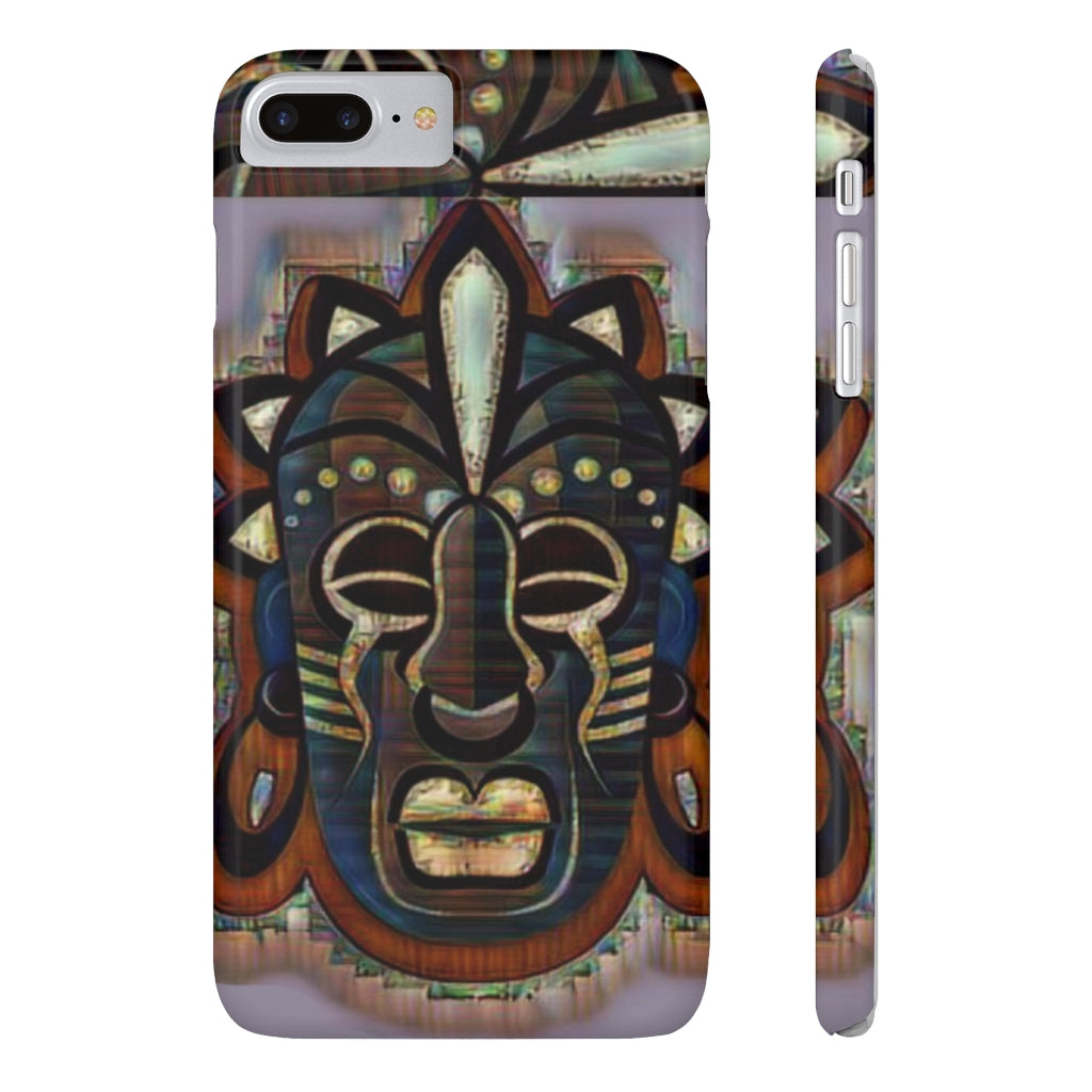 Tribal African ( Link) Mask Slim Phone Cases, Case-Mate