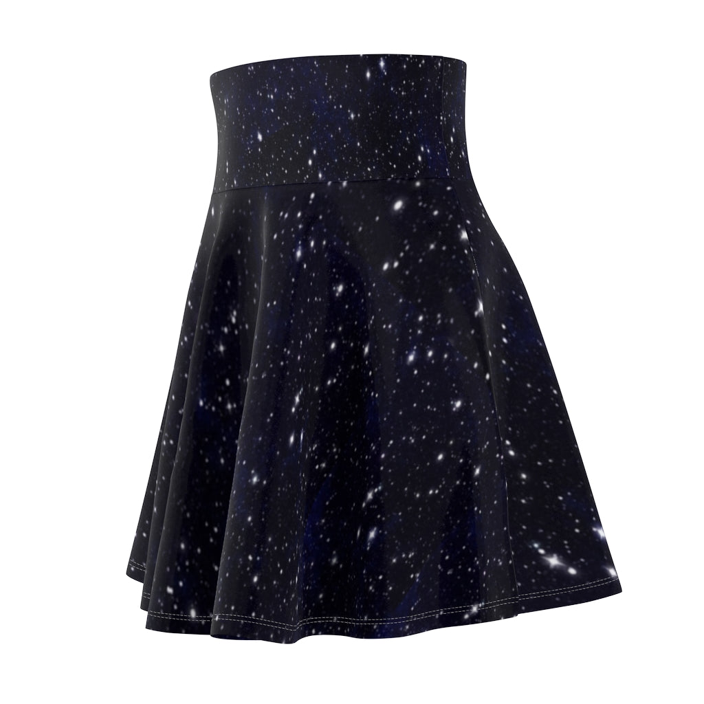 Night Sky Collage Women's Skater Skirt