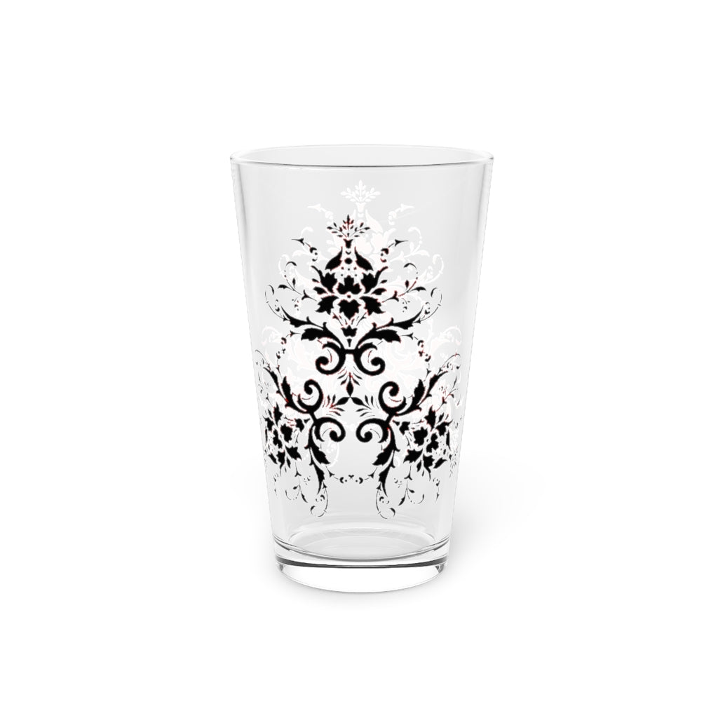 Tri Leaf Pint Glass, 16oz