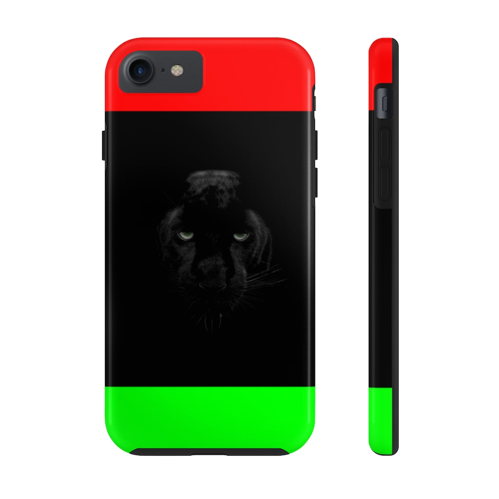 African Flag W Panther Tough Phone Cases, Case-Mate