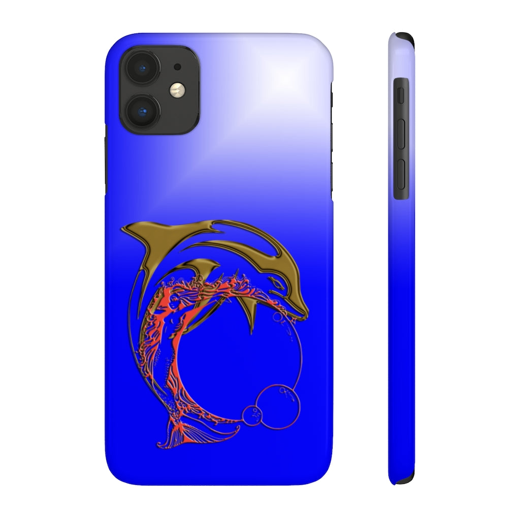 Dolphin W Mermaid Slim Phone Cases, Case-Mate