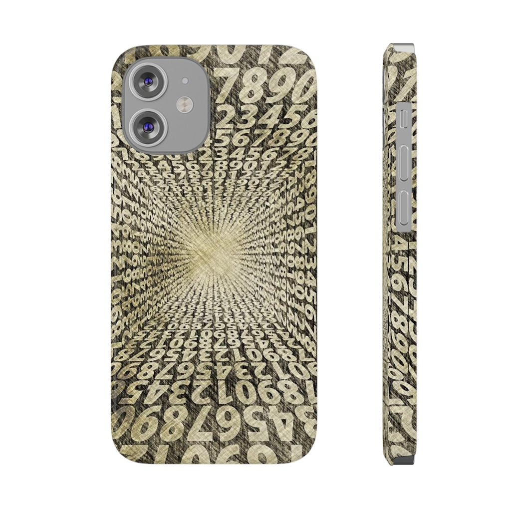 Numbers Run Slim Phone Cases, Case-Mate