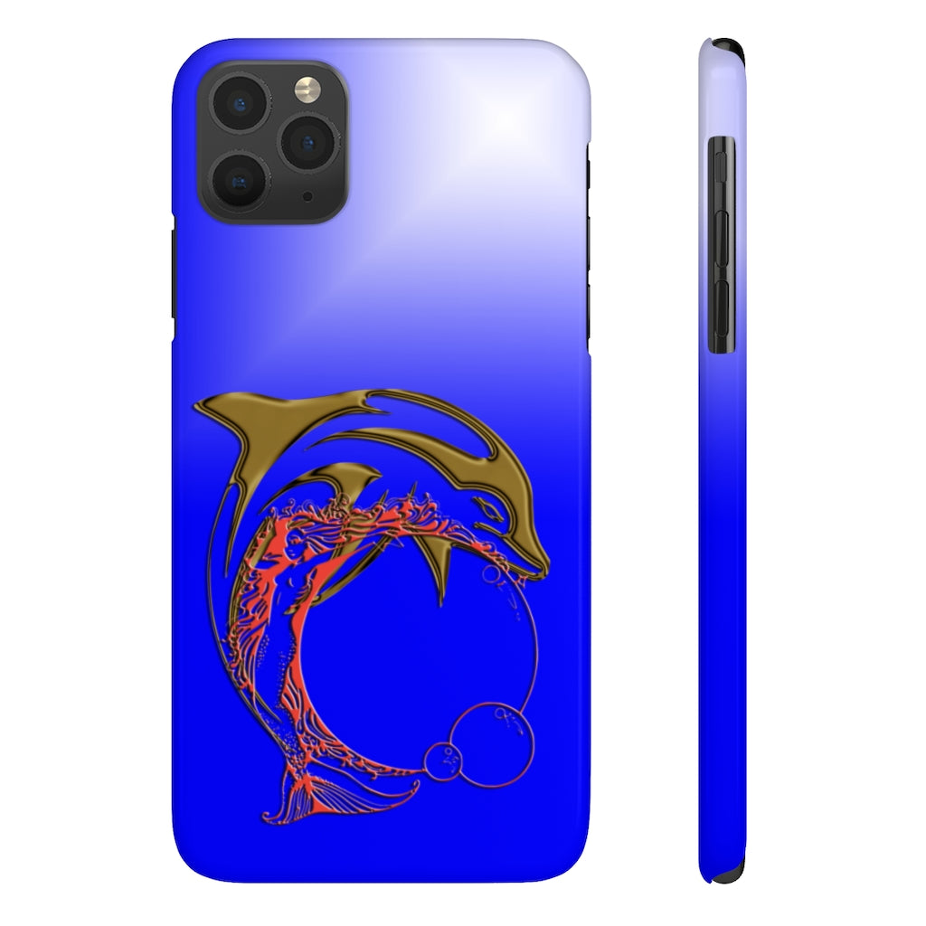 Dolphin W Mermaid Slim Phone Cases, Case-Mate