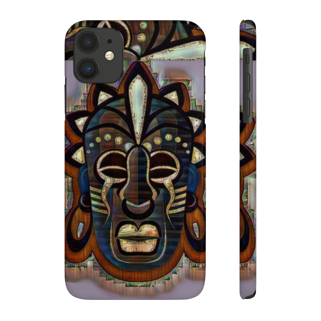 Tribal African ( Link) Mask Slim Phone Cases, Case-Mate