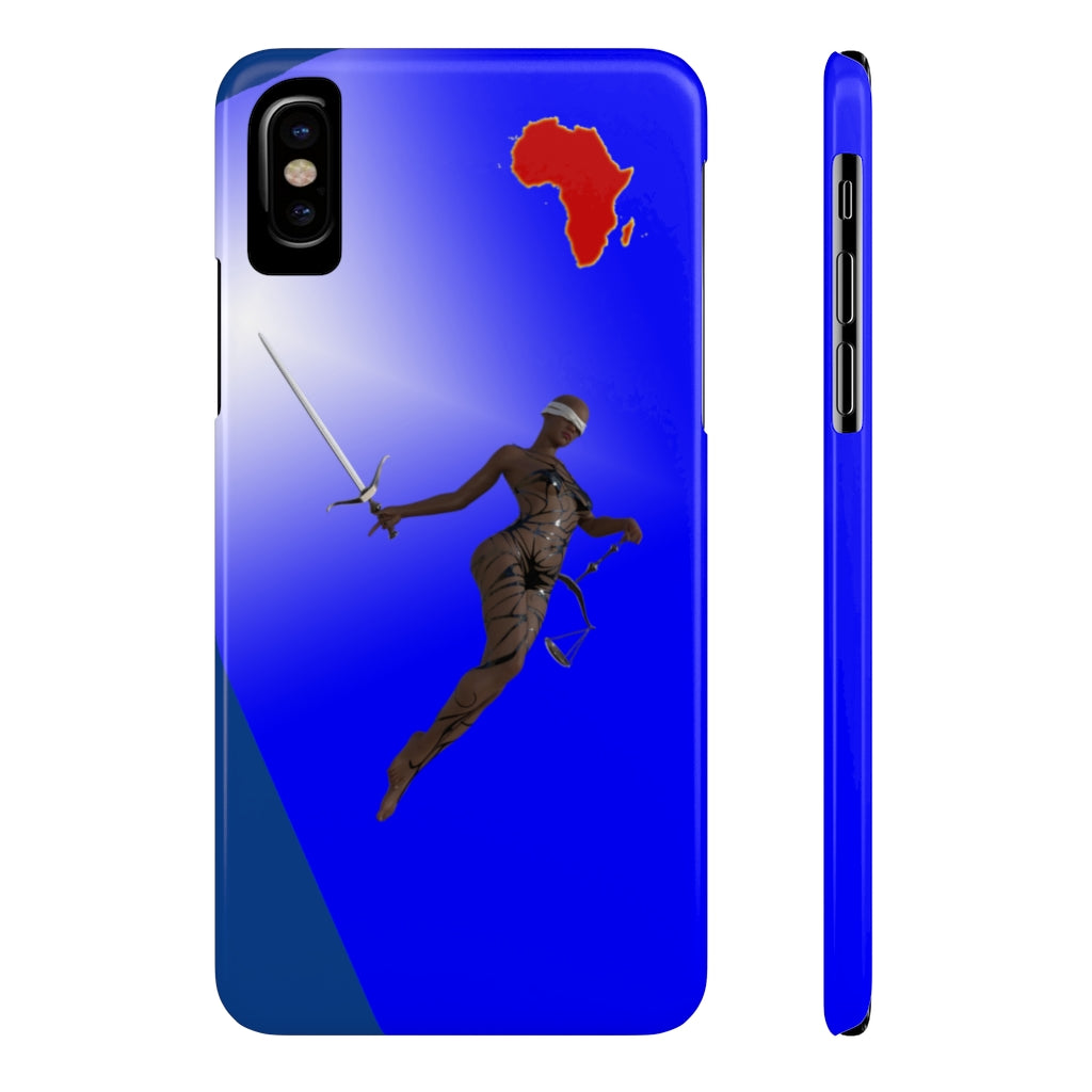 Lady Justice  Slim Phone Cases, Case-Mate