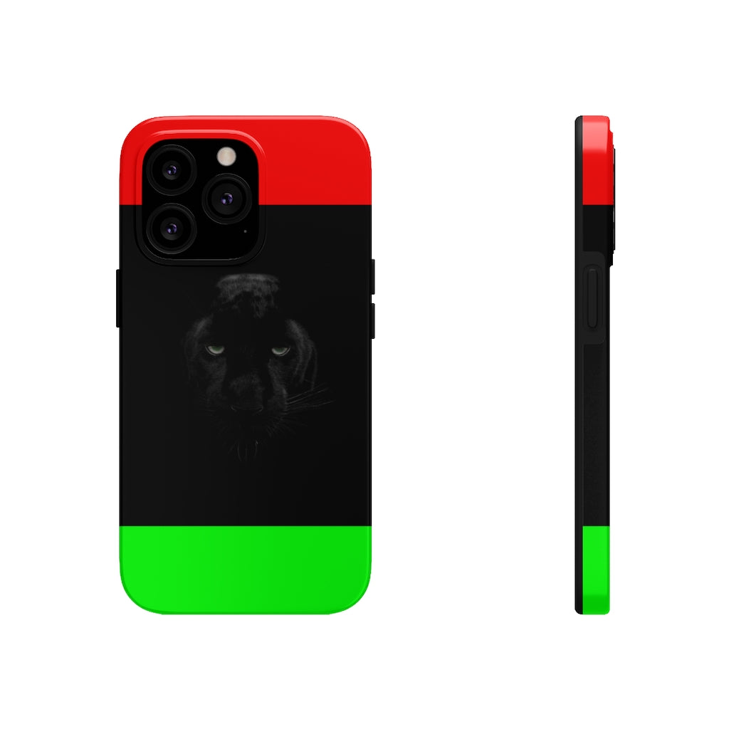 African Flag W Panther Tough Phone Cases, Case-Mate