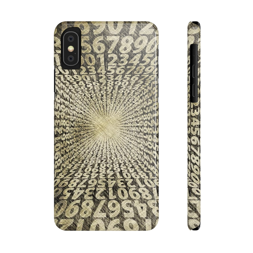 Numbers Run Slim Phone Cases, Case-Mate