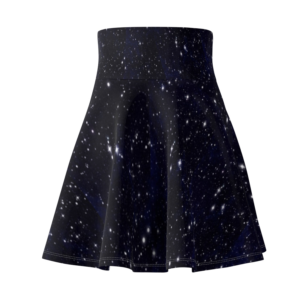 Night Sky Collage Women's Skater Skirt