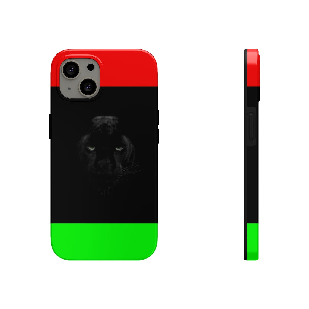 African Flag W Panther Tough Phone Cases, Case-Mate