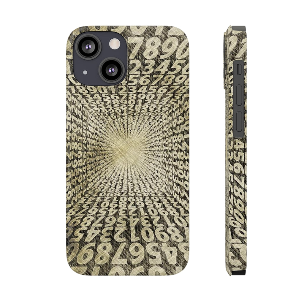 Numbers Run Slim Phone Cases, Case-Mate