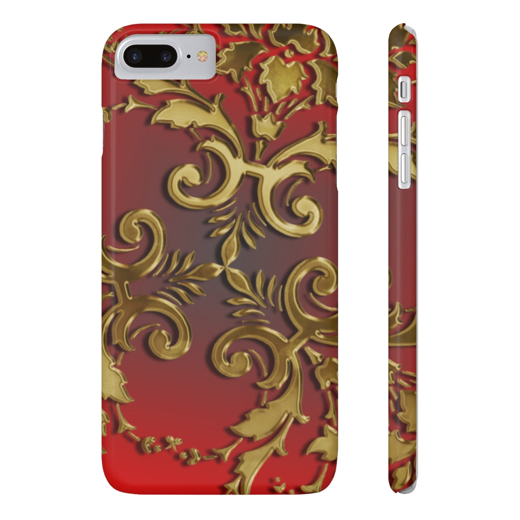 Golden Leaves Slim Phone Cases, Case-Mate