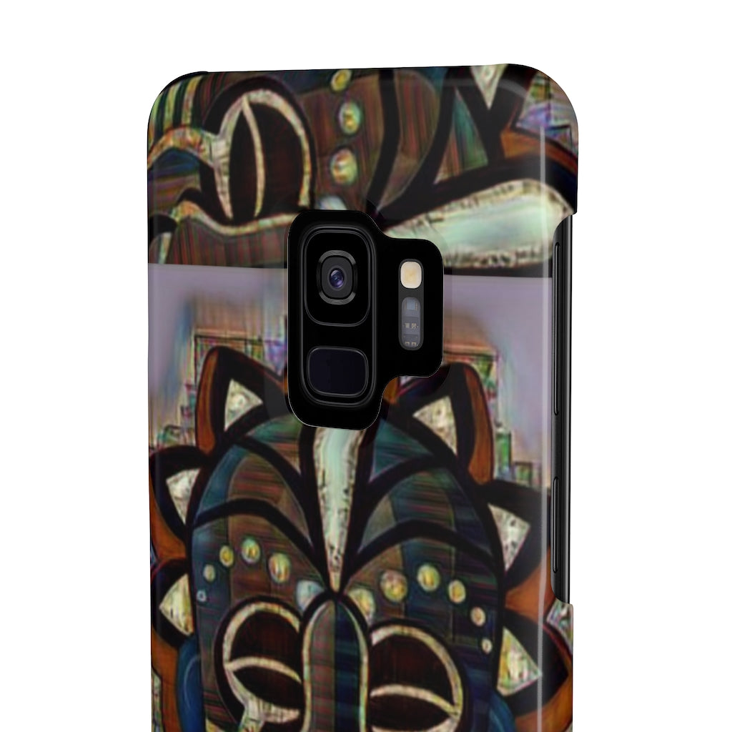 Tribal African ( Link) Mask Slim Phone Cases, Case-Mate