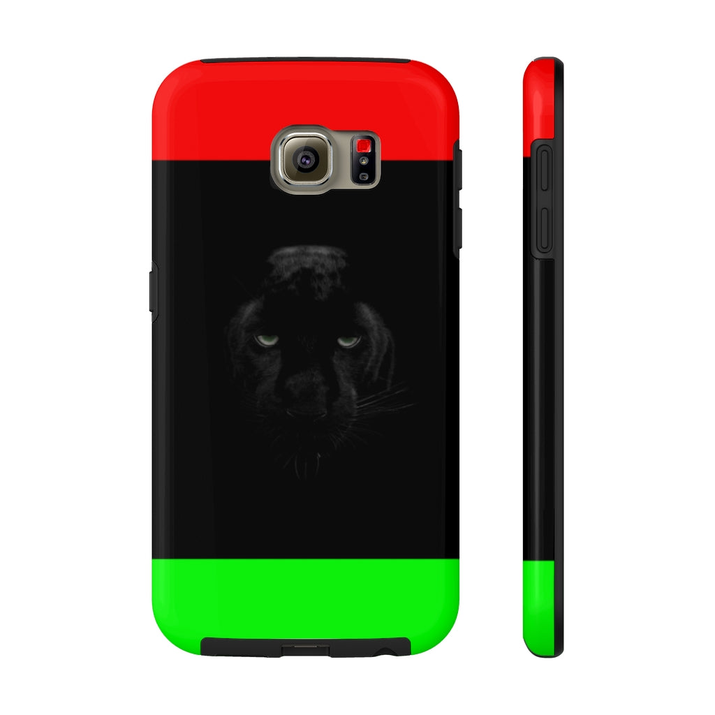 African Flag W Panther Tough Phone Cases, Case-Mate