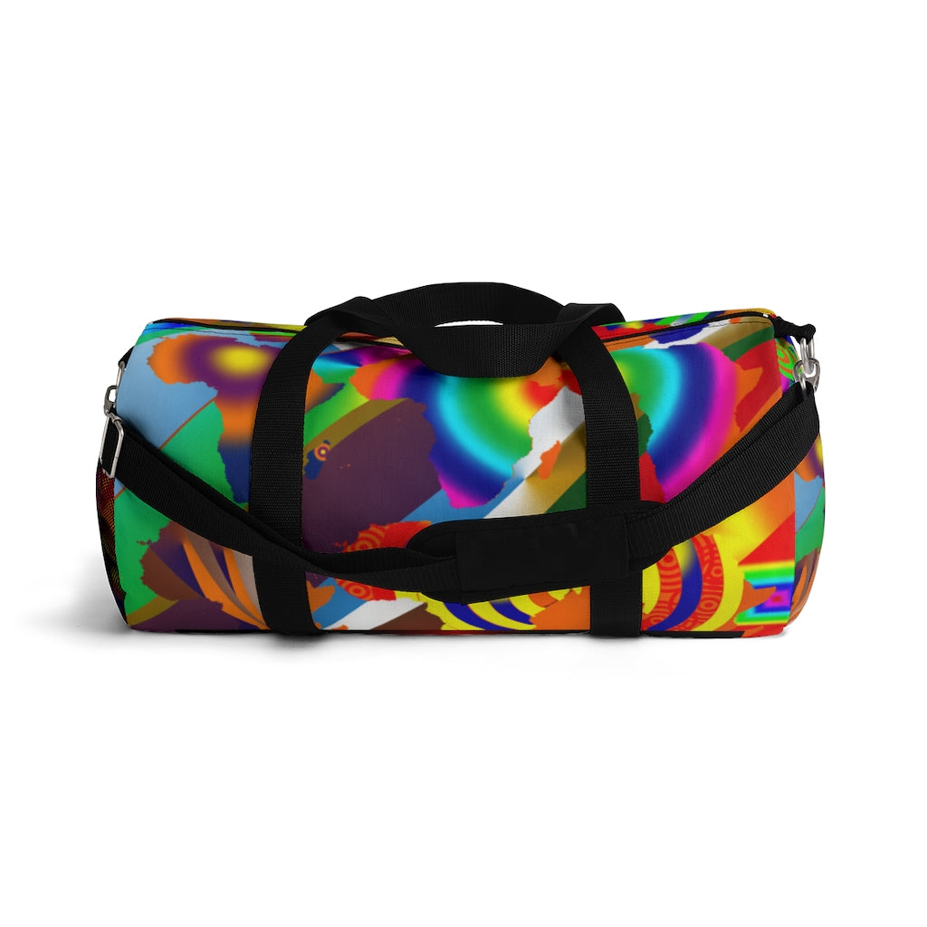 9 Africa's Collage Duffel Bag