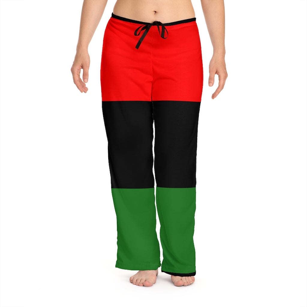 African Flag Women's Pajama Pants