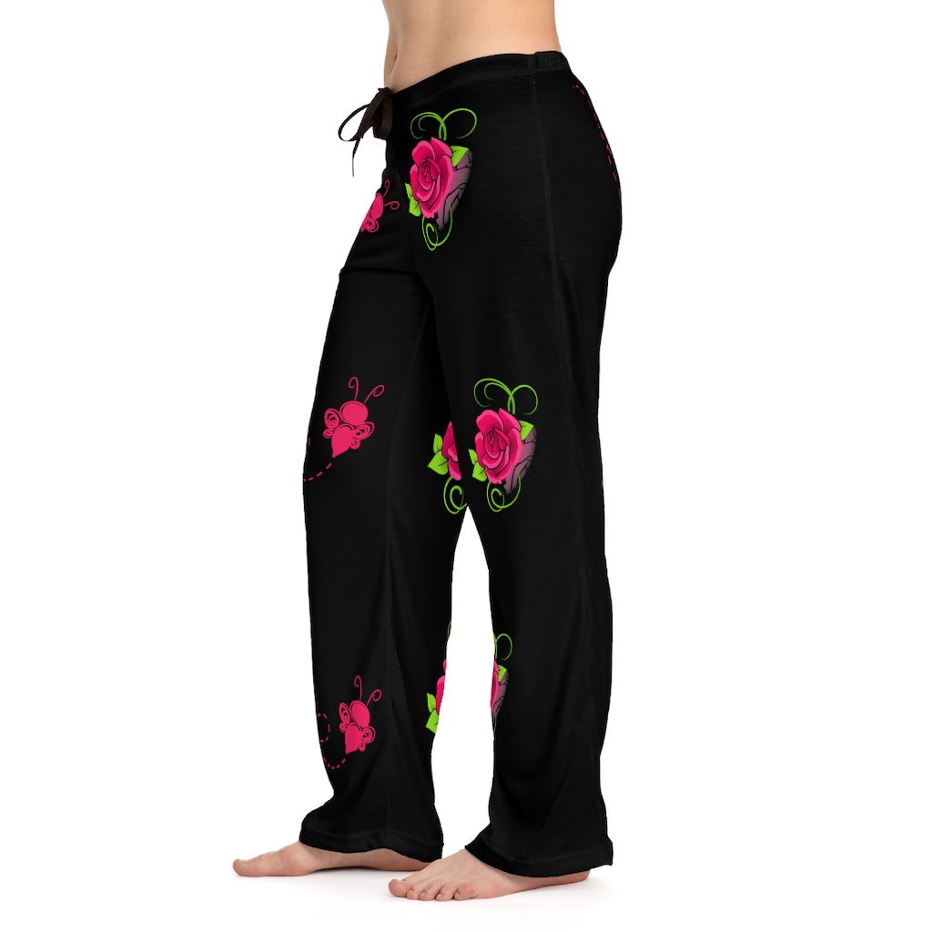 Bee & Flower  Women's Black Pajama Pants