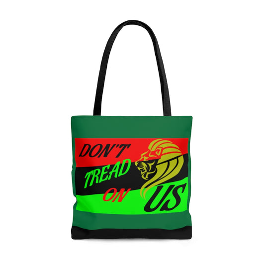 AFRICAN DON'T TREAD ON US FLAG (Green) Tote Bag