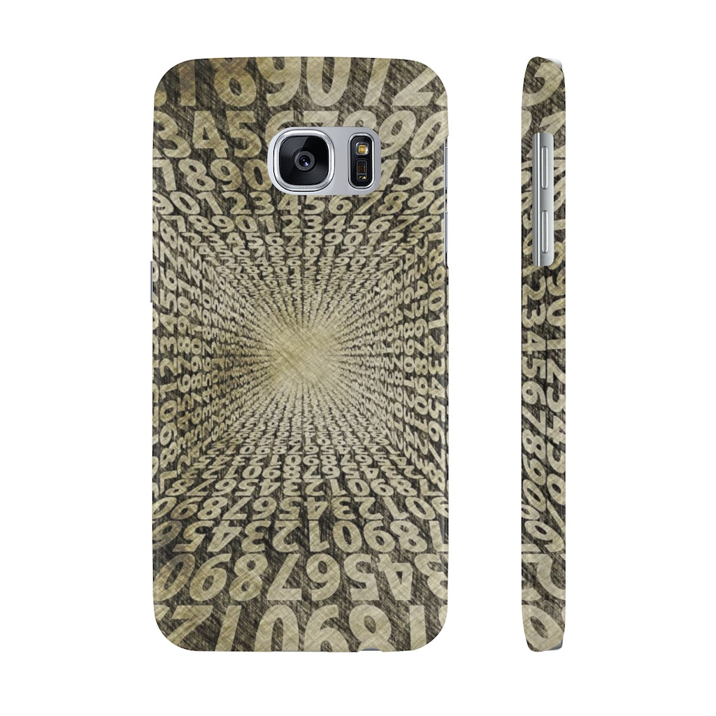 Numbers Run Slim Phone Cases, Case-Mate