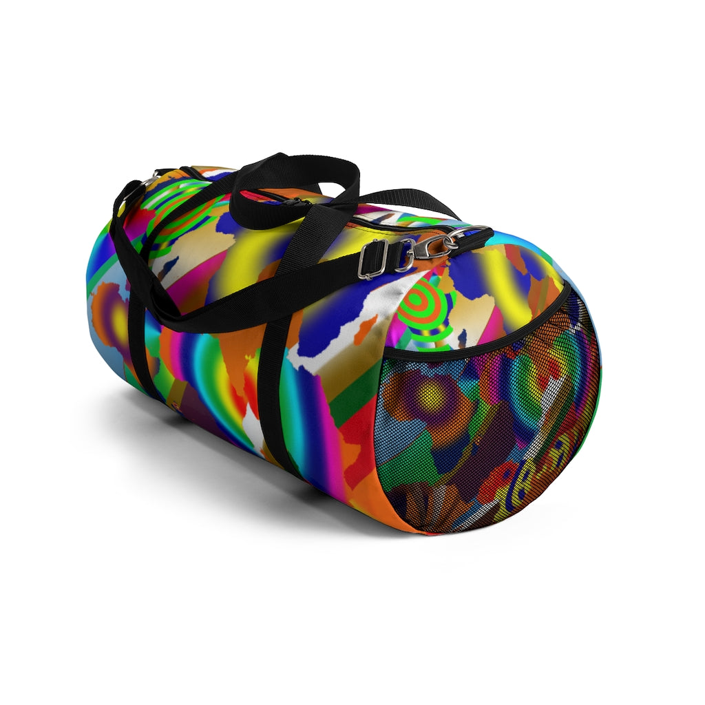 9 Africa's Collage Duffel Bag