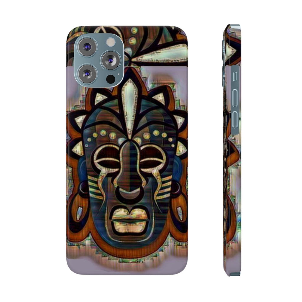 Tribal African ( Link) Mask Slim Phone Cases, Case-Mate