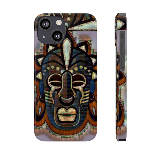 Tribal African ( Link) Mask Slim Phone Cases, Case-Mate