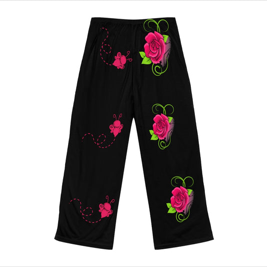 Bee & Flower  Women's Black Pajama Pants