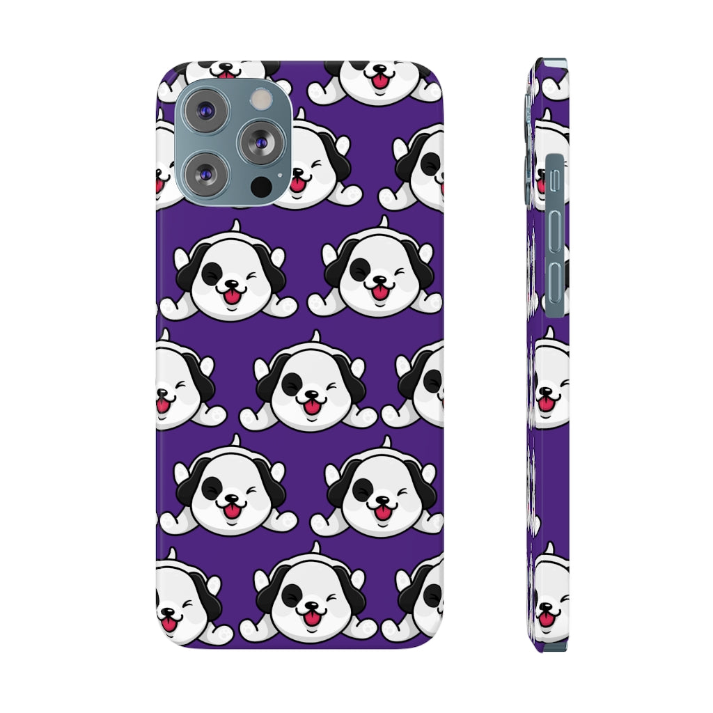 Patches (Dog) Slim Phone Cases, Case-Mate