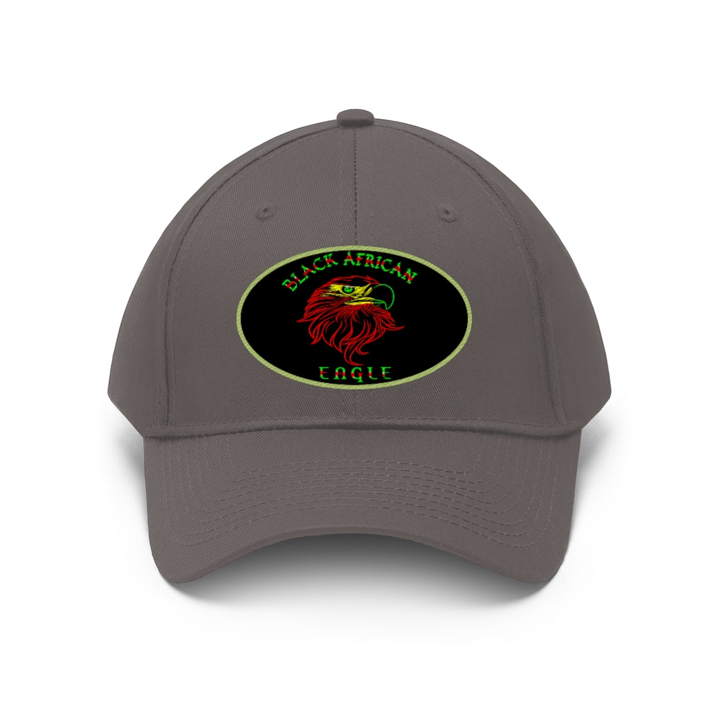 Black African Eagle   Unisex Twill Hat