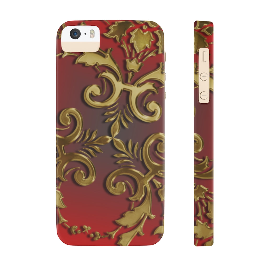 Golden Leaves Slim Phone Cases, Case-Mate