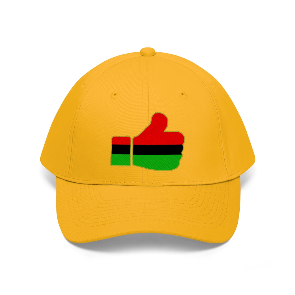 Pan African Thumbs Up   Unisex Twill Hat